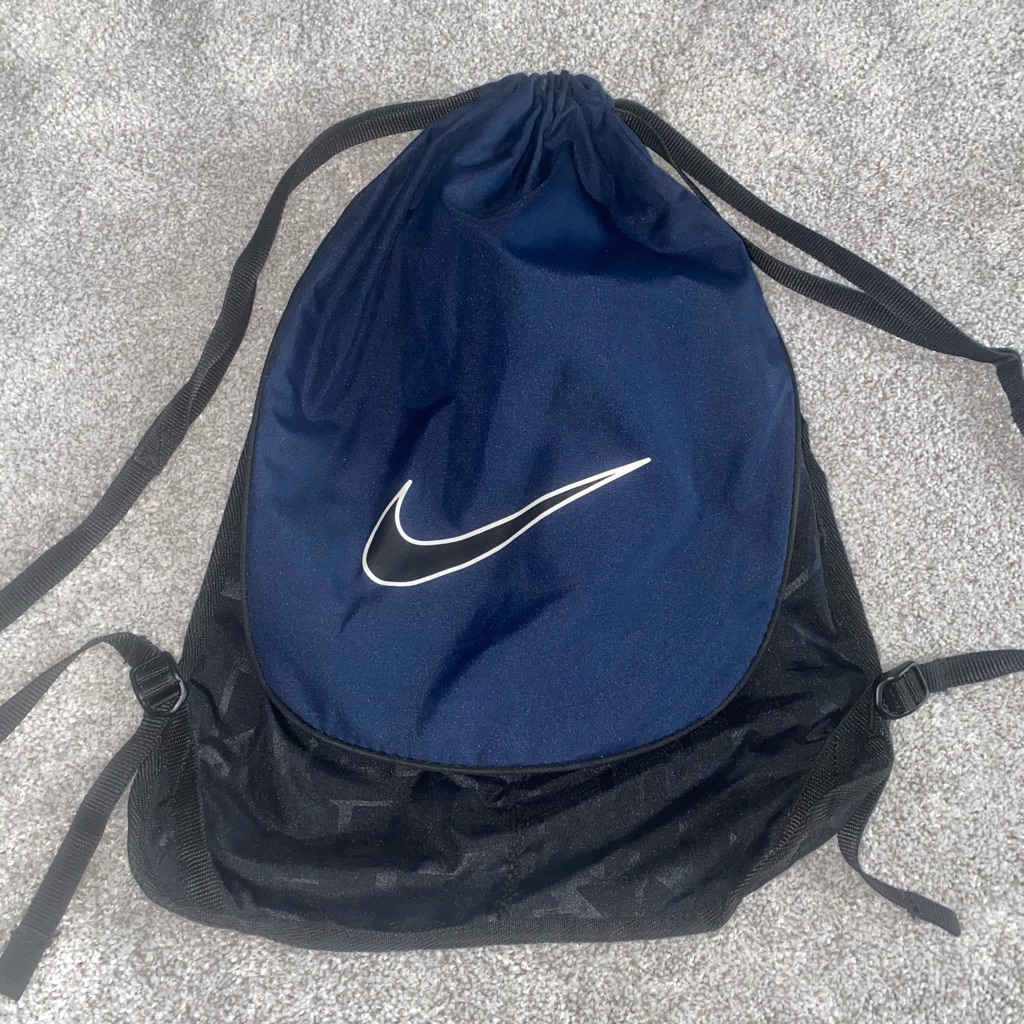 Nike Navy Drawstring Backpack